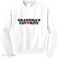 Grandmas Favorite Red Heart Cute Gift Kids Sweatshirt thumb 0