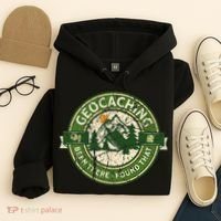 Geocaching Funny Retro Distressed Geocache Lover Hoodie thumb 4