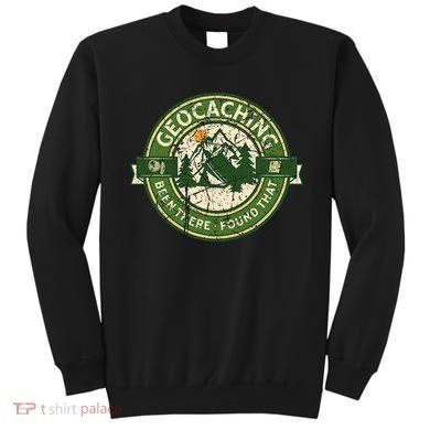 Geocaching Funny Retro Distressed Geocache Lover Sweatshirt