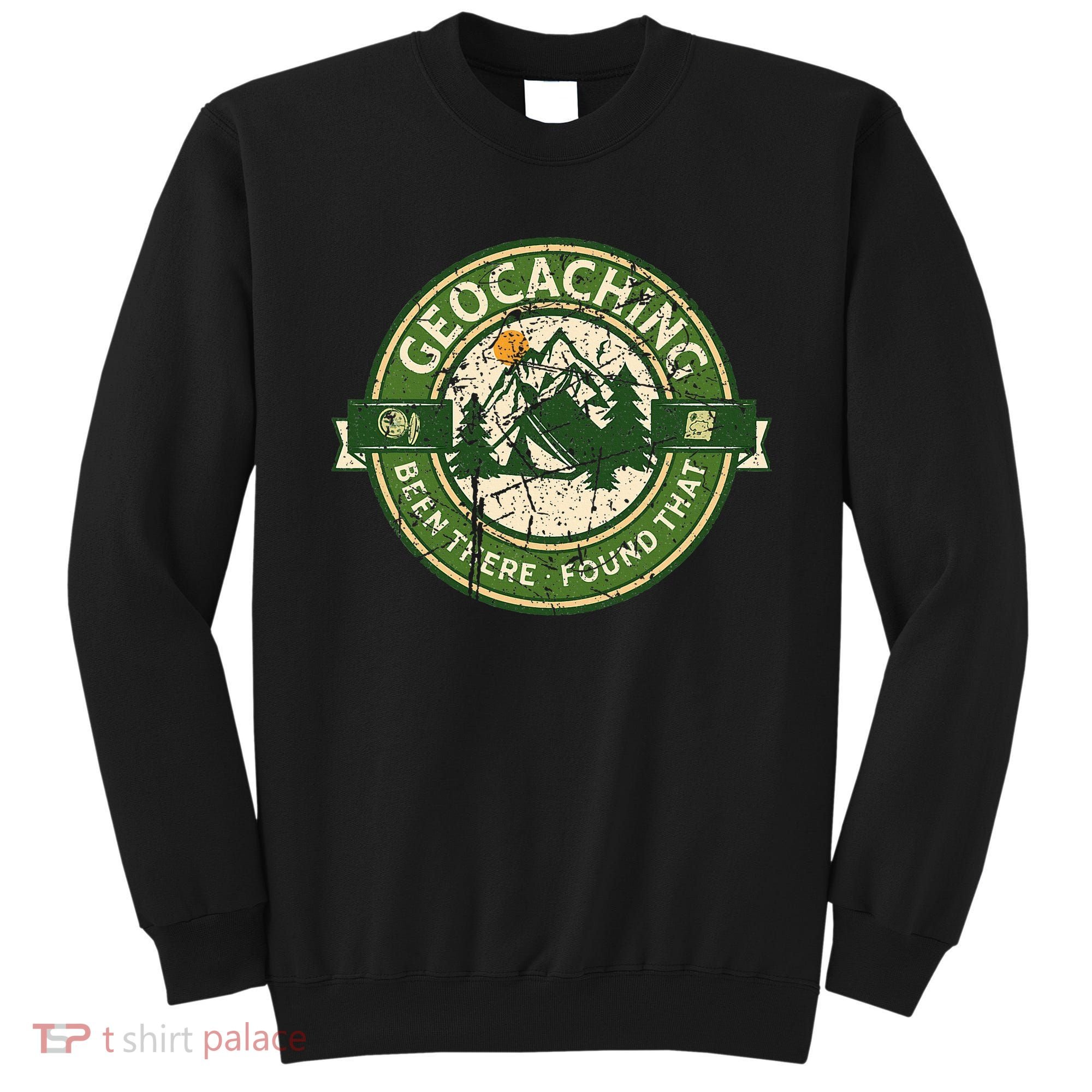 Geocaching Funny Retro Distressed Geocache Lover Sweatshirt
