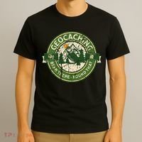 Geocaching Funny Retro Distressed Geocache Lover T-Shirt thumb 3