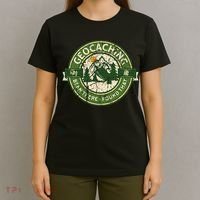 Geocaching Funny Retro Distressed Geocache Lover T-Shirt thumb 4