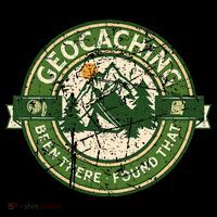 Geocaching Funny Retro Distressed Geocache Lover Coaster thumb 2