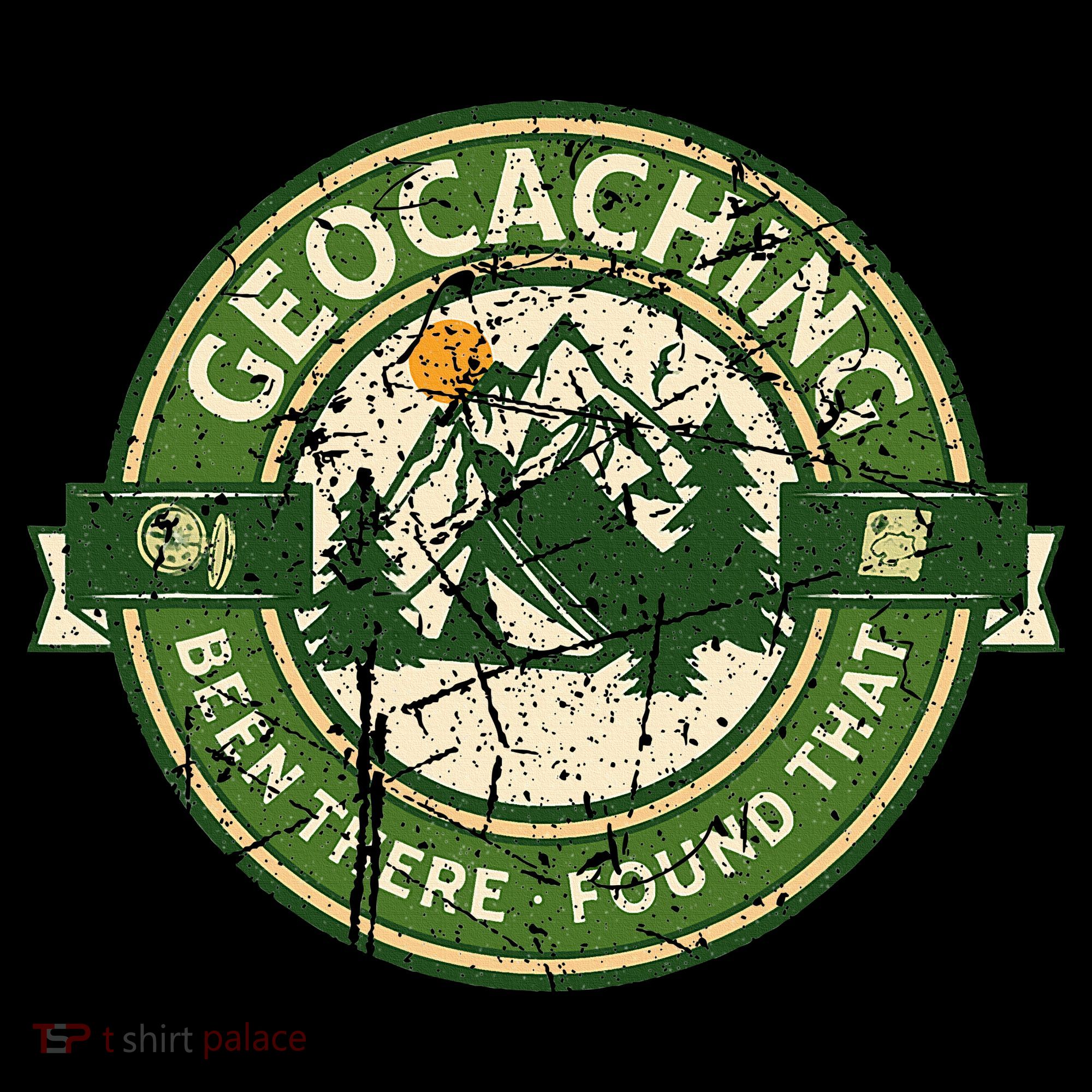 Geocaching Funny Retro Distressed Geocache Lover Women's Hoodie