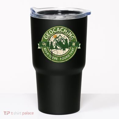 Geocaching Funny Retro Distressed Geocache Lover Tumbler