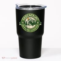 Geocaching Funny Retro Distressed Geocache Lover Tumbler thumb 0