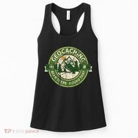 Geocaching Funny Retro Distressed Geocache Lover Women's Tank Top thumb 0