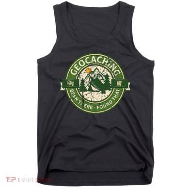 Geocaching Funny Retro Distressed Geocache Lover Tank Top