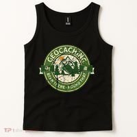 Geocaching Funny Retro Distressed Geocache Lover Tank Top thumb 2