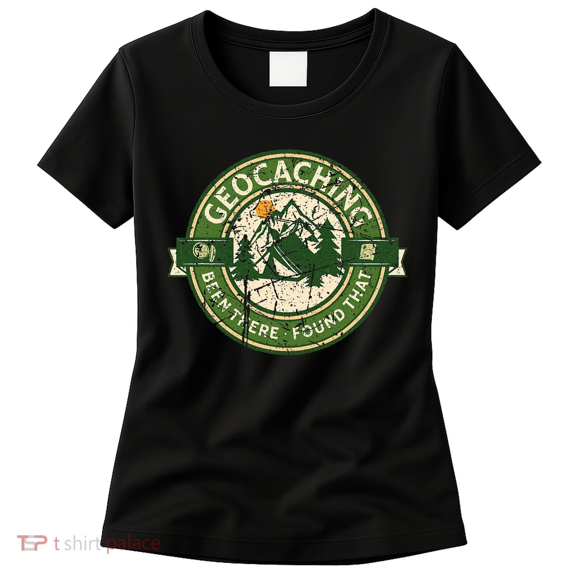 Geocaching Funny Retro Distressed Geocache Lover Women's T-Shirt