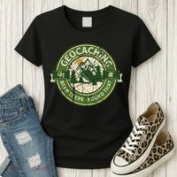 Geocaching Funny Retro Distressed Geocache Lover Women's T-Shirt thumb 3