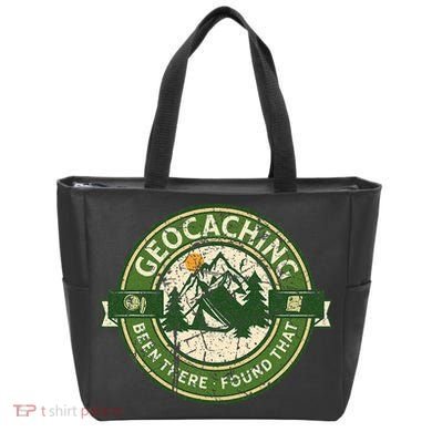 Geocaching Funny Retro Distressed Geocache Lover Tote Bag