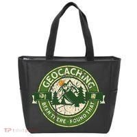 Geocaching Funny Retro Distressed Geocache Lover Tote Bag thumb 0