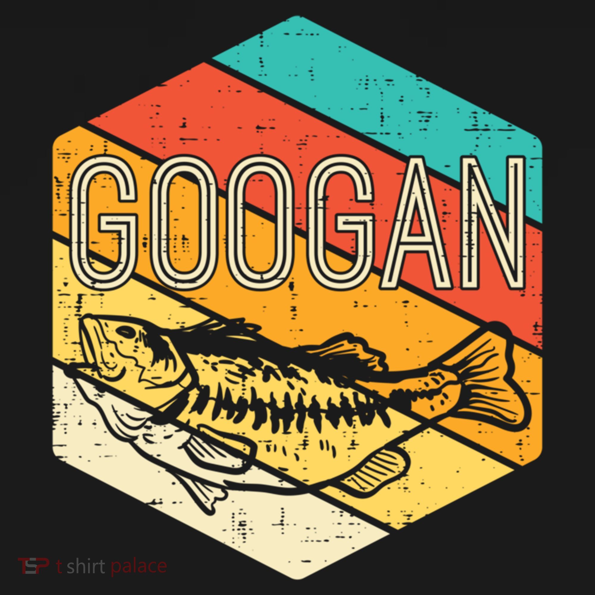 Googan Fish Retro Fishing Fisher Angler Gift Women's Hoodie