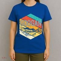 Googan Fish Retro Fishing Fisher Angler Gift T-Shirt thumb 4