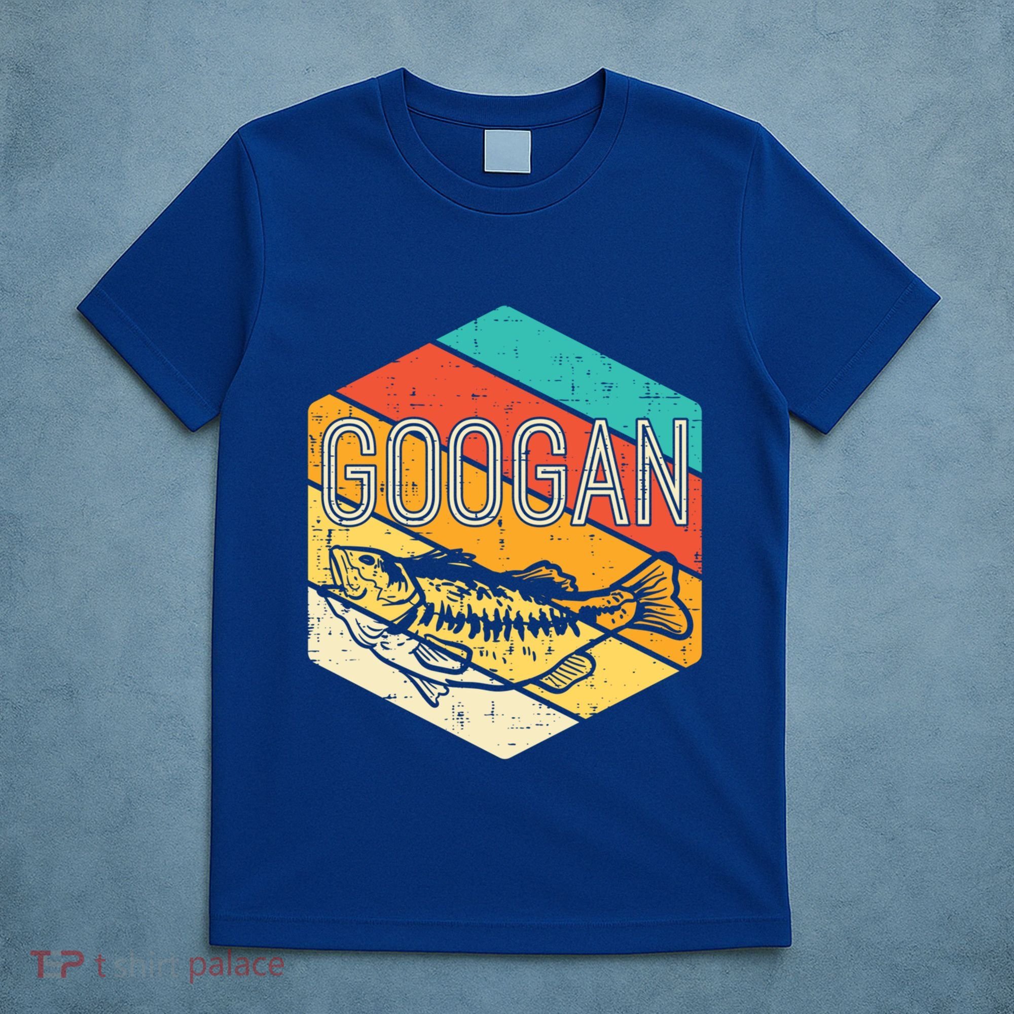 Googan Fish Retro Fishing Fisher Angler Gift T-Shirt