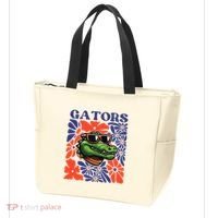 Gators Floral Retro Back To School Spirit Squad Tote Bag thumb 3