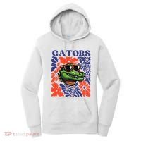 Gators Floral Retro Back To School Spirit Squad Women's Hoodie thumb 0