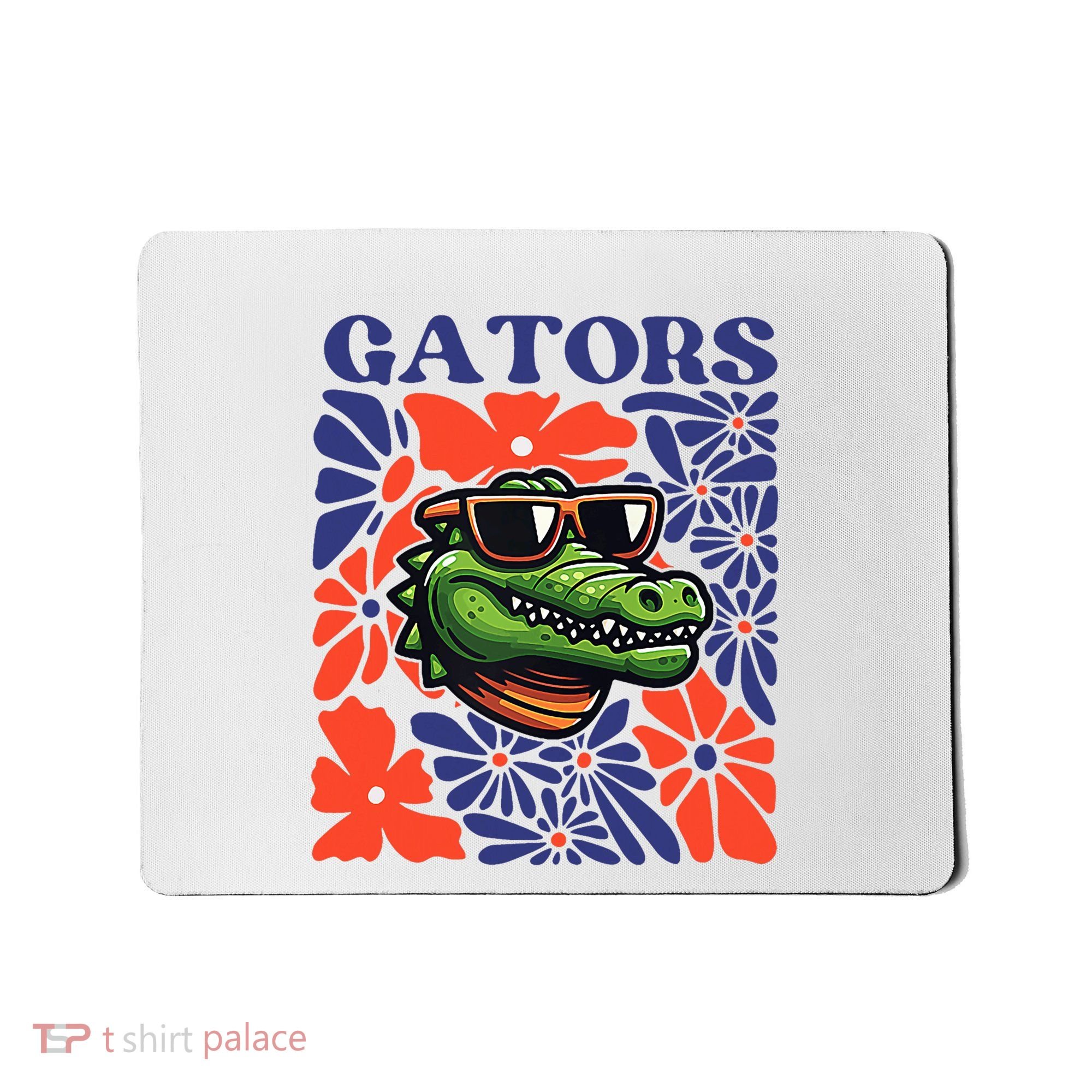 Gators Floral Retro Back To School Spirit Squad Mousepad