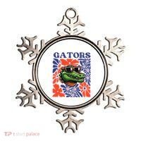 Gators Floral Retro Back To School Spirit Squad Ornament thumb 0