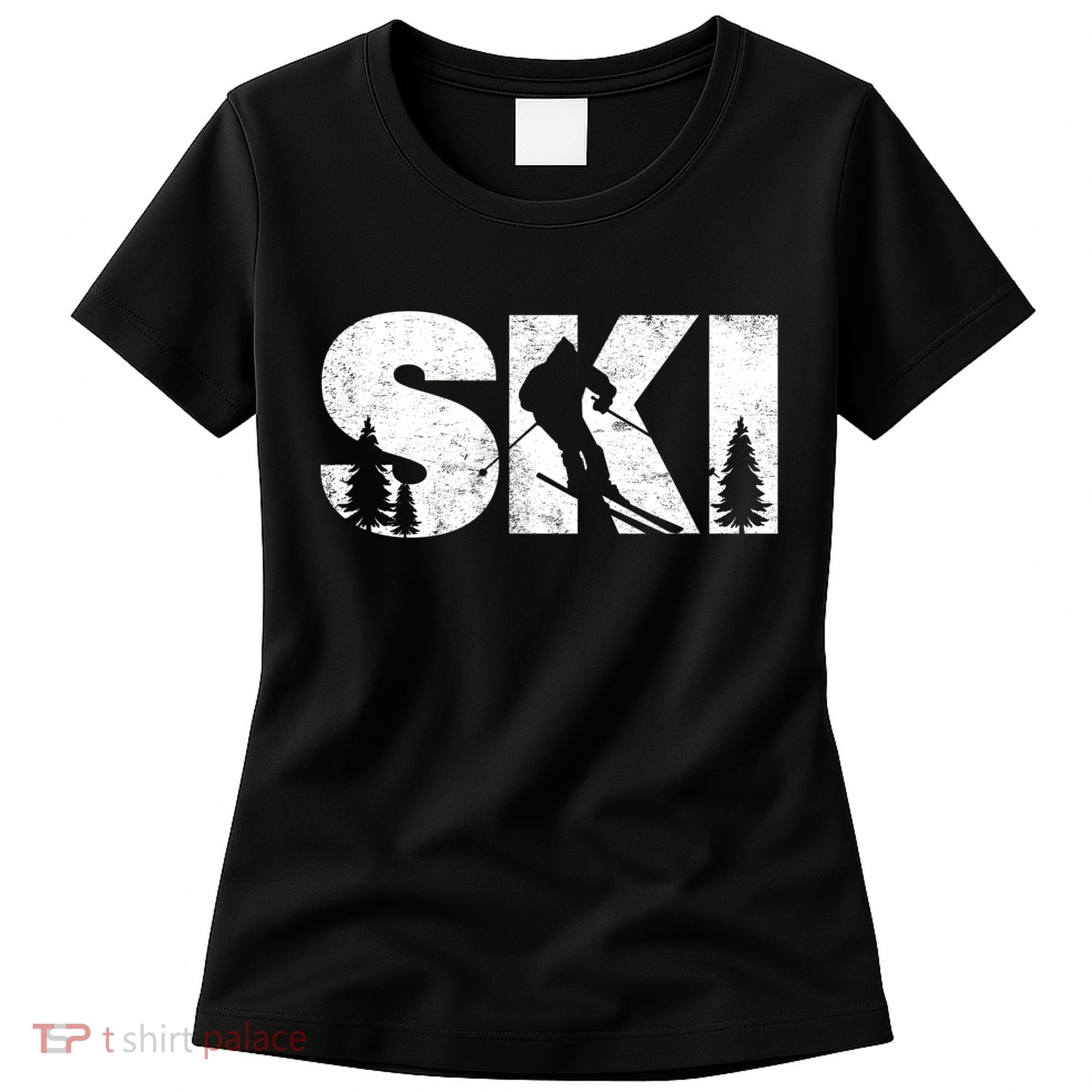 Gifts For Skiers Men Women Snow Skiing Alpine Downhill Ski TShirt Women's T-Shirt