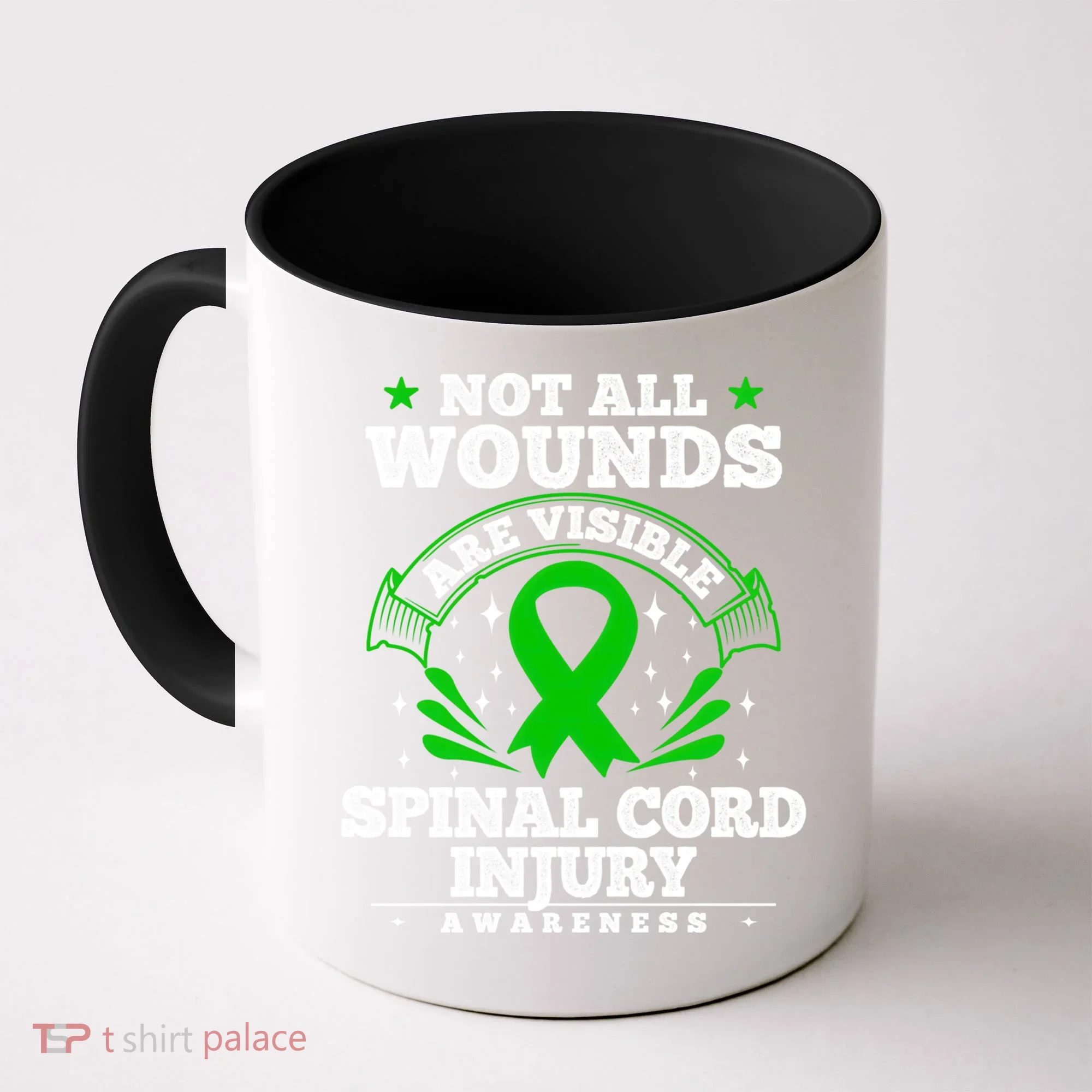 Gift For Spinal Cord Injury Patients Cool Gift Sci Awareness Ribbon Gift Coffee Mug