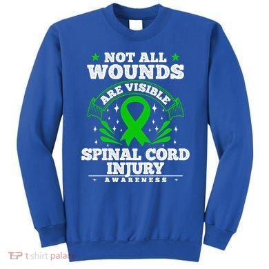 Gift For Spinal Cord Injury Patients Cool Gift Sci Awareness Ribbon Gift Sweatshirt