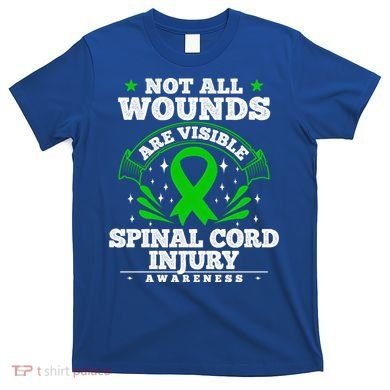 Gift For Spinal Cord Injury Patients Cool Gift Sci Awareness Ribbon Gift T-Shirt
