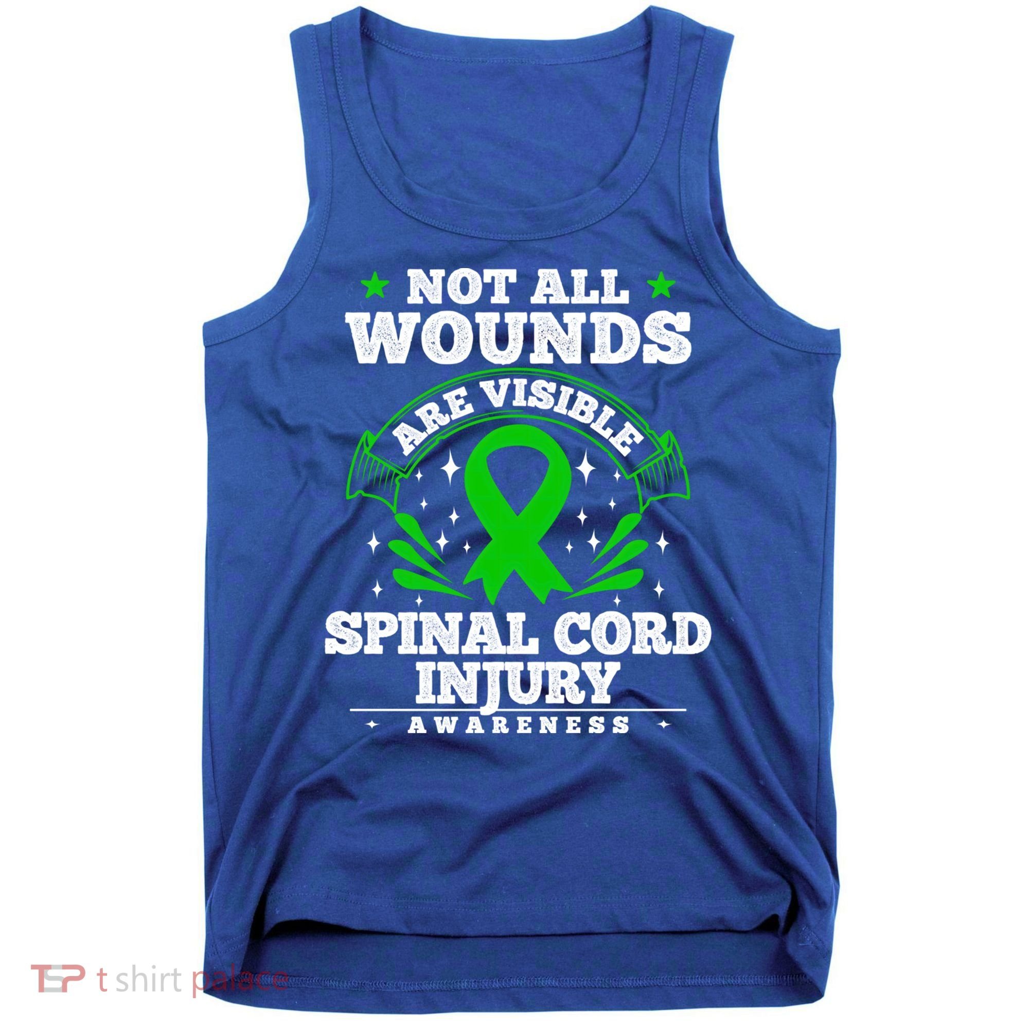 Gift For Spinal Cord Injury Patients Cool Gift Sci Awareness Ribbon Gift Tank Top