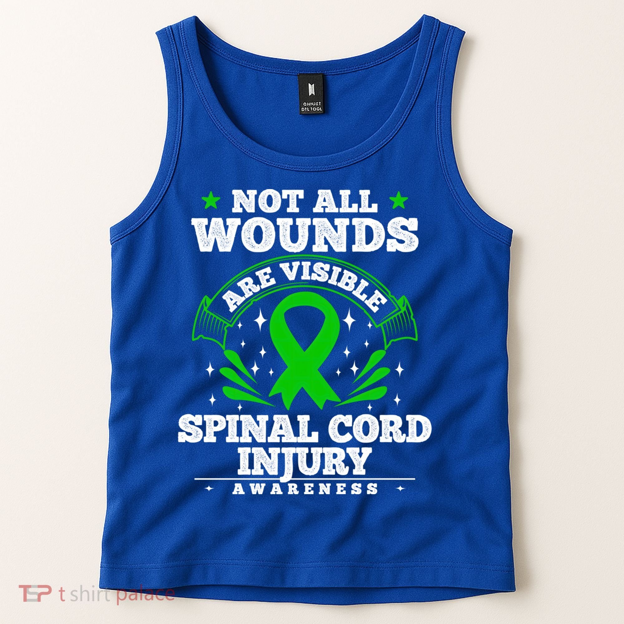 Gift For Spinal Cord Injury Patients Cool Gift Sci Awareness Ribbon Gift Tank Top