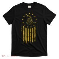 Gadsden Flag Snake Betsy Ross Flag 13 Colonies Vintage T-Shirt thumb 0