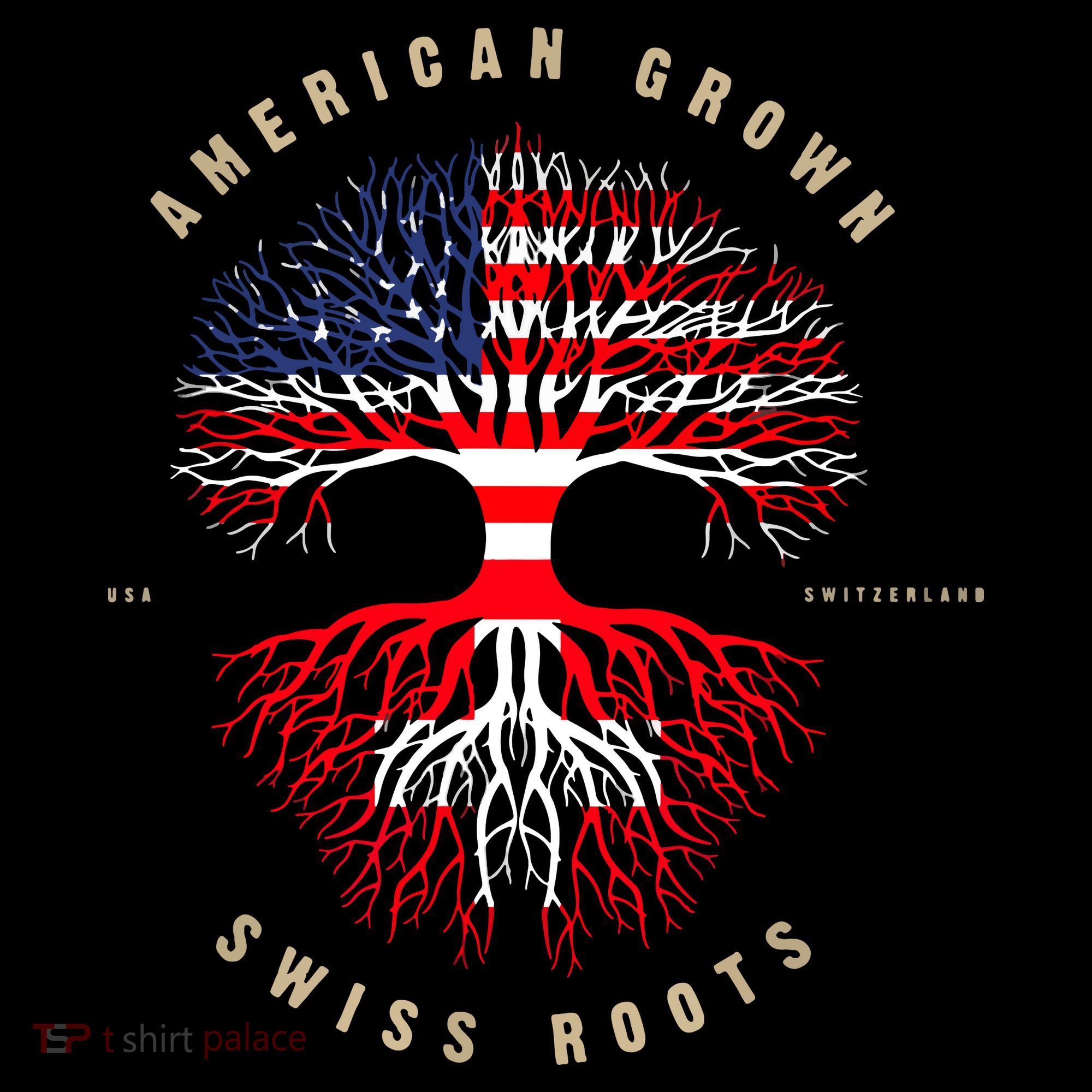 Gift For Swiss With Roots From Switzerland Ornament