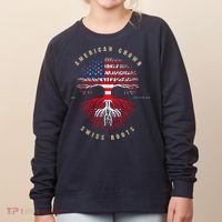 Gift For Swiss With Roots From Switzerland Women's Sweatshirt thumb 0
