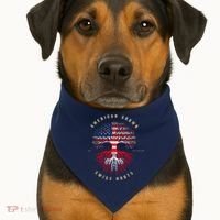 Gift For Swiss With Roots From Switzerland USA-Made Doggie Bandana thumb 1