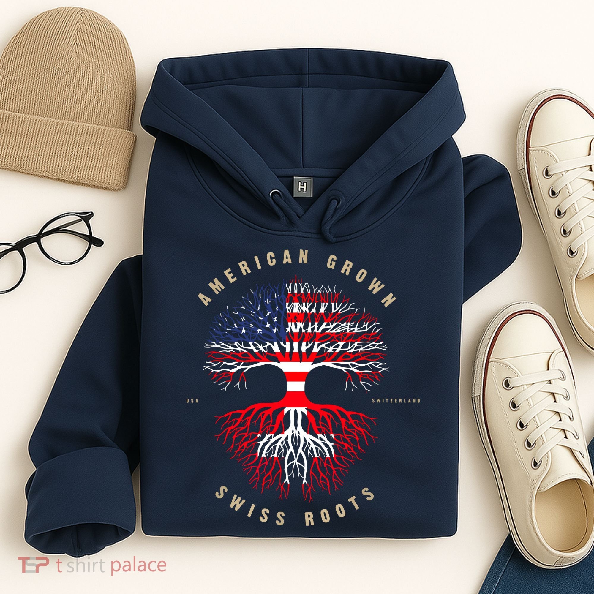 Gift For Swiss With Roots From Switzerland Hoodie