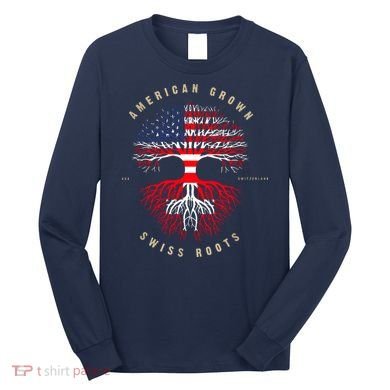 Gift For Swiss With Roots From Switzerland Long Sleeve Shirt