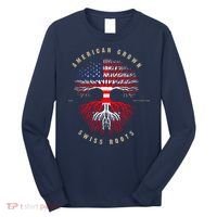 Gift For Swiss With Roots From Switzerland Long Sleeve Shirt thumb 0