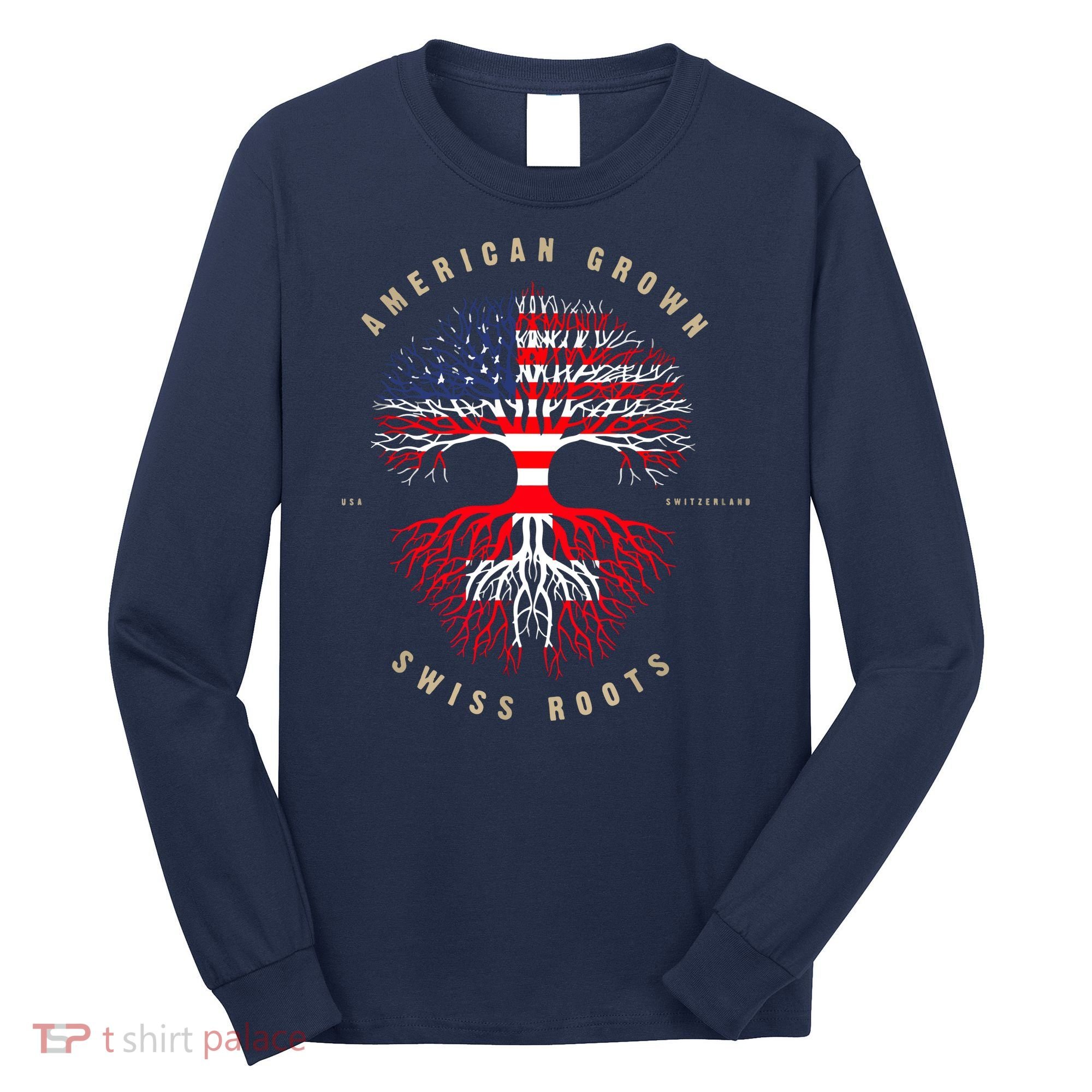 Gift For Swiss With Roots From Switzerland Long Sleeve Shirt