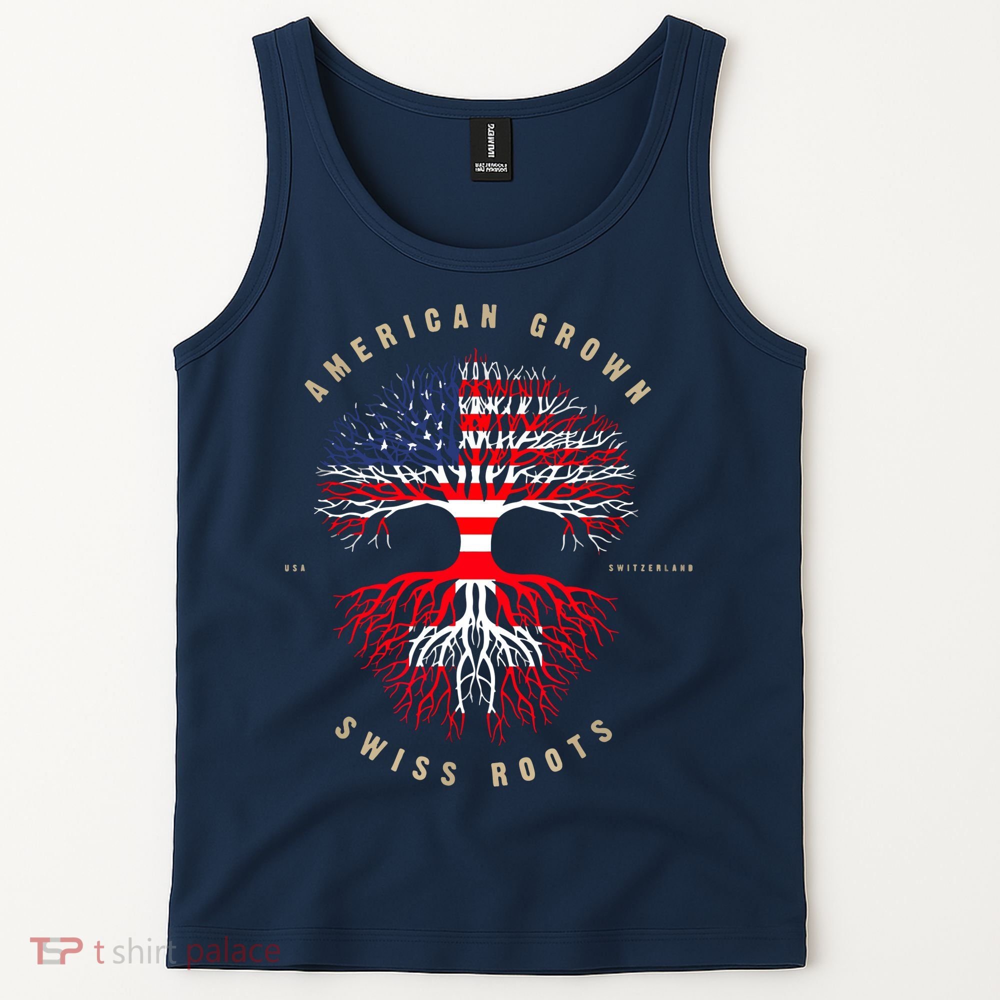 Gift For Swiss With Roots From Switzerland Tank Top