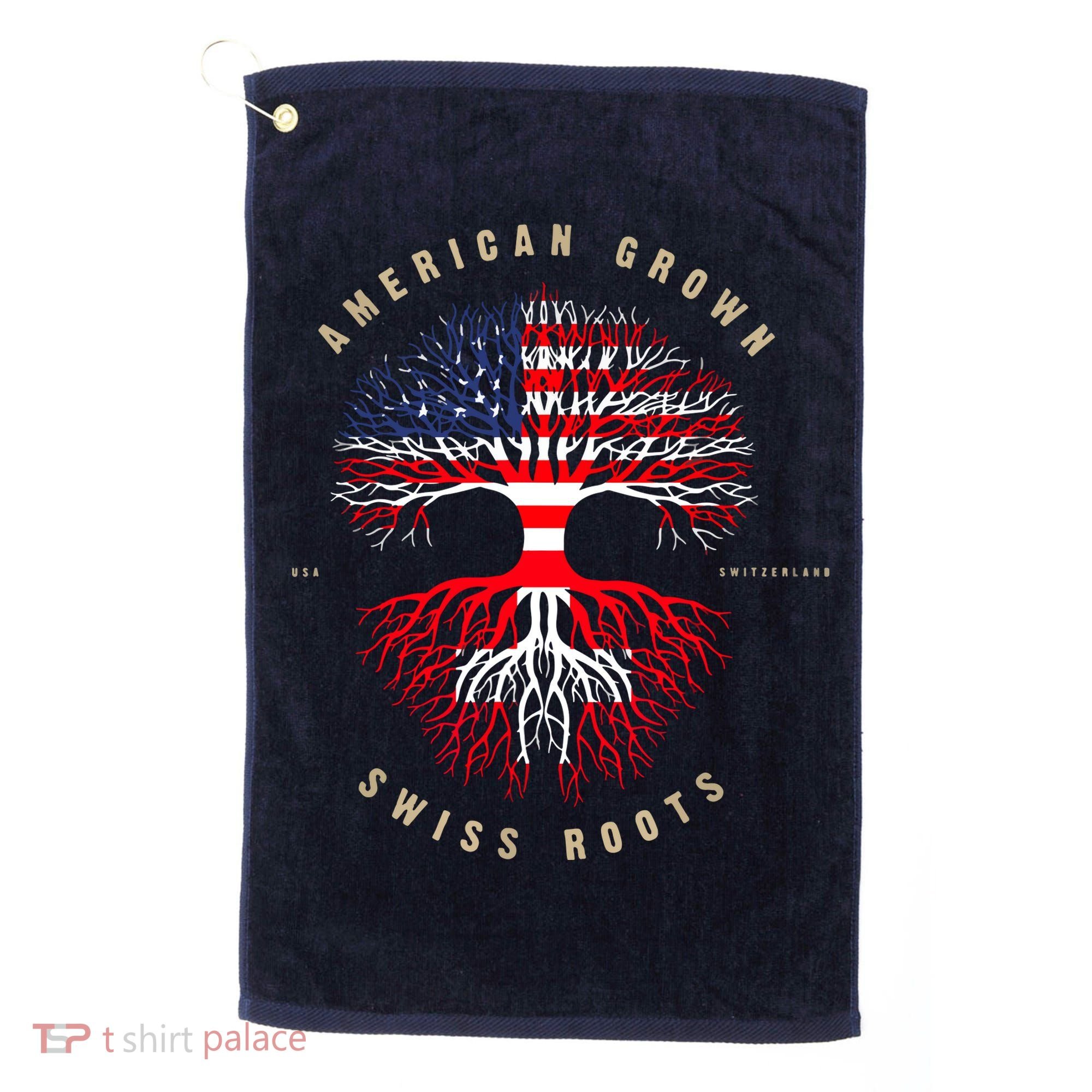 Gift For Swiss With Roots From Switzerland Golf Towel