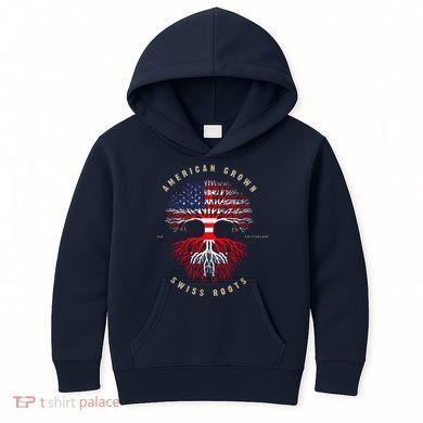 Gift For Swiss With Roots From Switzerland Kids Hoodie