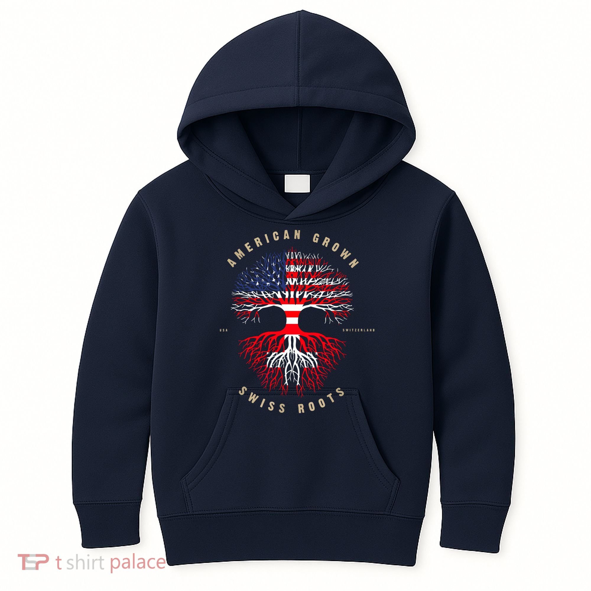 Gift For Swiss With Roots From Switzerland Kids Hoodie