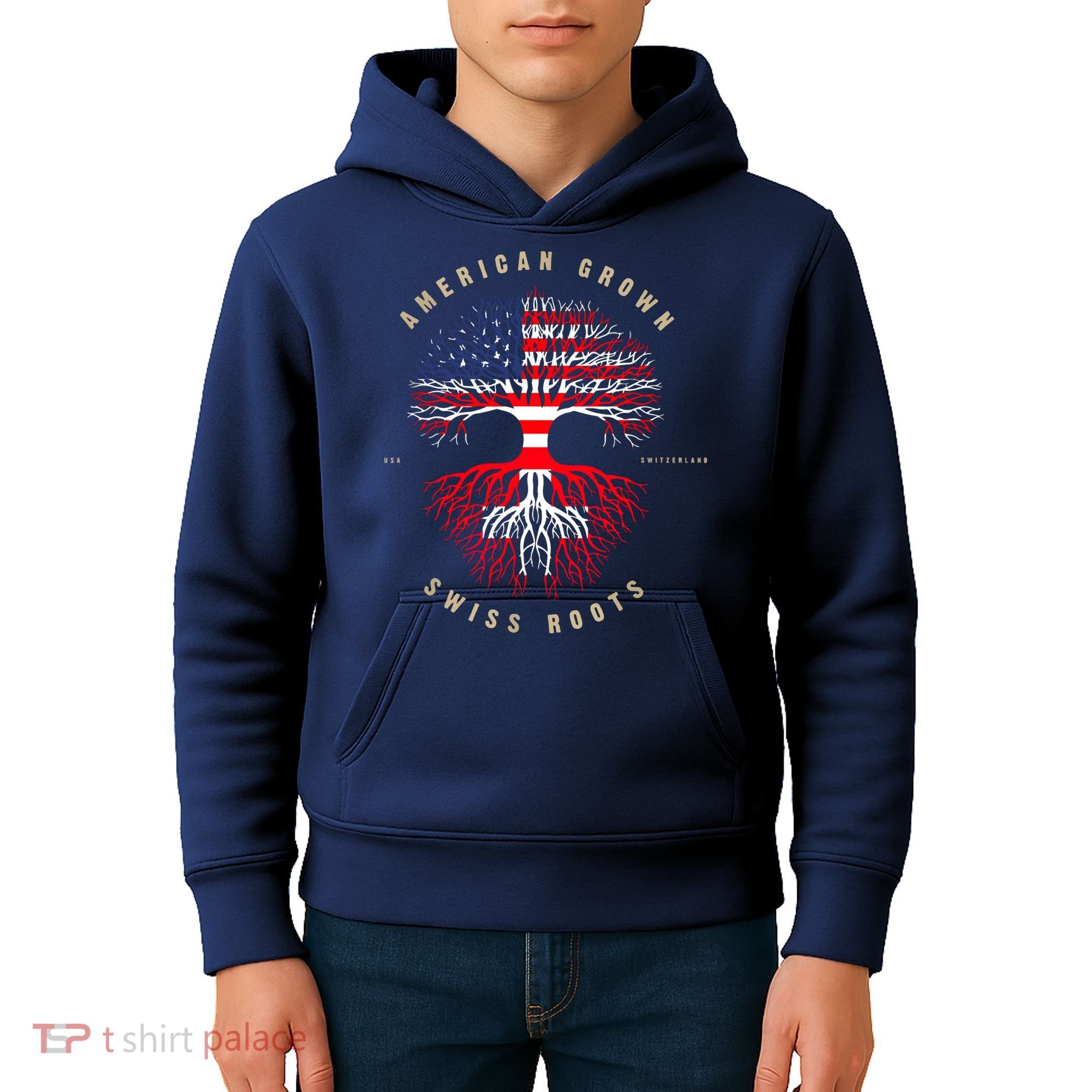 Gift For Swiss With Roots From Switzerland Kids Hoodie