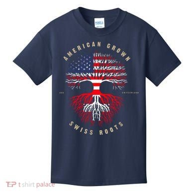 Gift For Swiss With Roots From Switzerland Kids T-Shirt
