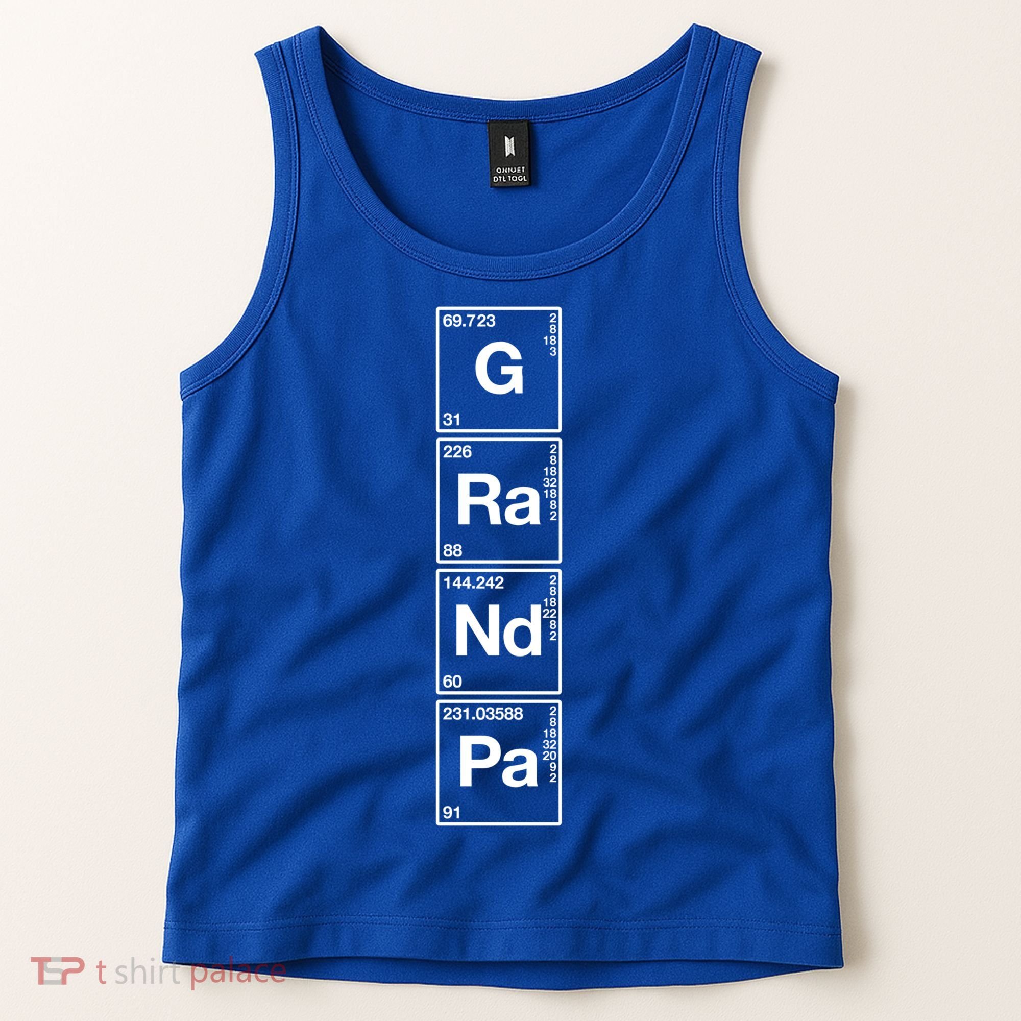 Grandpa Funny Sarcastic Grandparents Gift Grandaddy Science Great Gift Tank Top