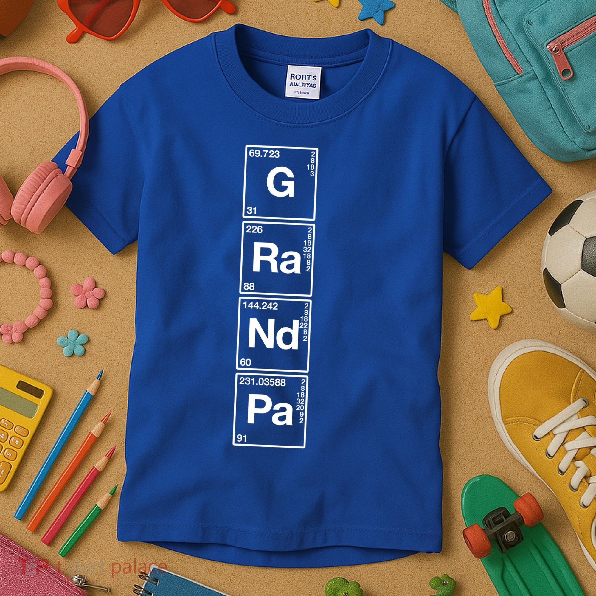 Grandpa Funny Sarcastic Grandparents Gift Grandaddy Science Great Gift Kids T-Shirt