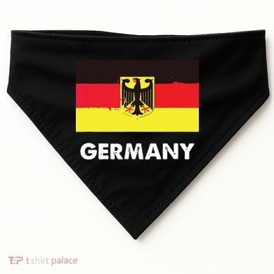 Germany Flag Shirts German USA-Made Doggie Bandana