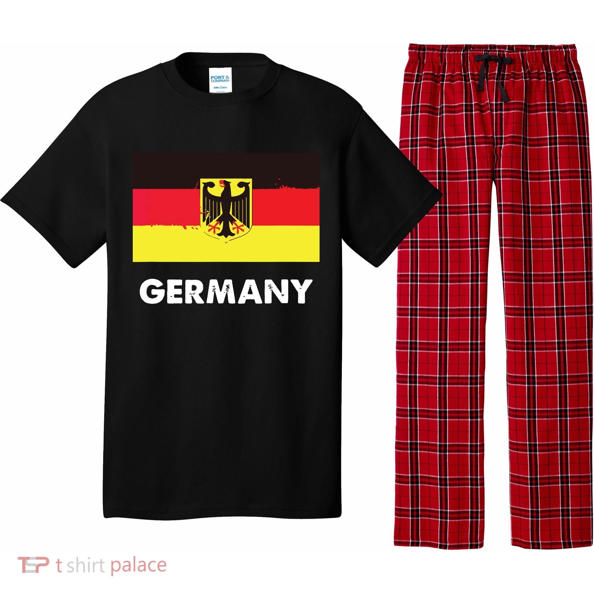 Germany Flag Shirts German Pajama Set