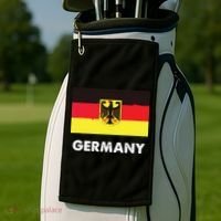 Germany Flag Shirts German Golf Towel thumb 2