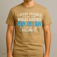 Gift For Son In Law Christmas Birthday On Wedding Day 1 T-Shirt thumb 3